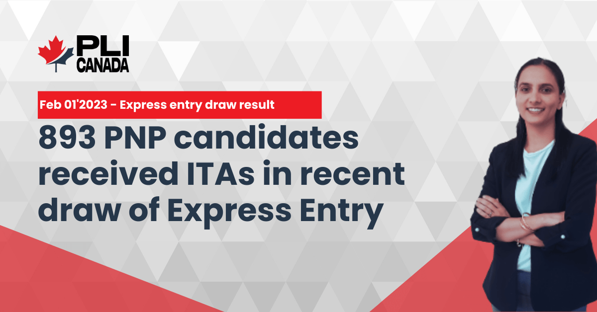 feb02-2023-893 PNP candidates received ITAs in recent draw of Express Entry Feb 02, 2023 - 893 PNP candidates received ITAs in recent draw of Express Entry